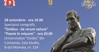 Stire din Cultură-Educație : Spectacol de poezie si coregrafie la sala STUDIO a Universității OVIDIUS Constanța