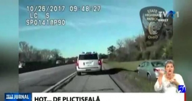 Stire din Actualitate : La doar 10 ani, cu 130 de kilometri pe autostradă! Copilul a spus polițiștilor că se plictisea