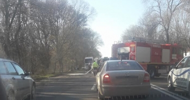 ACCIDENT RUTIER LA CONSTANȚA. INTERVINE DESCARCERAREA! Trafic blocat! UPDATE - 2