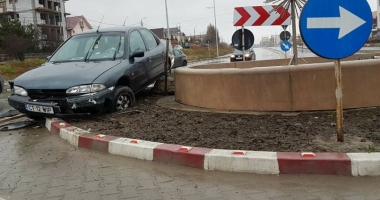 IMAGINEA ZILEI / A intrat în sensul giratoriu, între Năvodari și Constanța