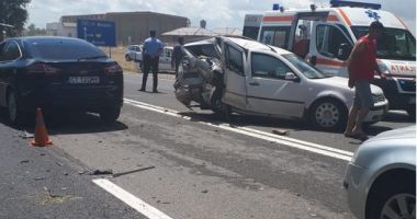 ACCIDENT RUTIER VIOLENT, CU DOUĂ VICTIME, LA CONSTANȚA! TRAFICUL BLOCAT, INTERVINE ELICOPTERUL SMURD! - 3