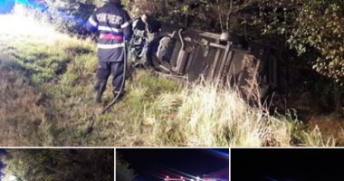 Plan roșu de intervenție! Microbuz cu pasageri implicat într-un accident grav