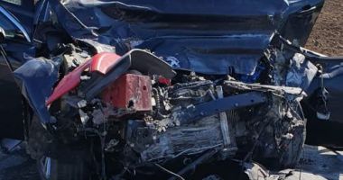 GALERIE FOTO / IMPACT FRONTAL ÎNTRE UN TIR ȘI UN AUTOTURISM, în jud. Constanța! O femeie a murit - 3