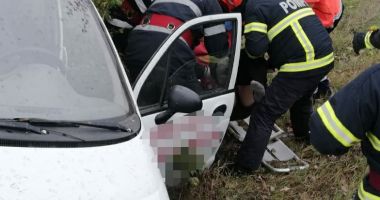 Accident rutier, soldat cu o persoană încarcerată - 1