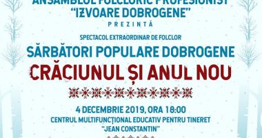 Stire din Social : Eveniment de neratat! Constănțenii, invitați la un spectacol de folclor
