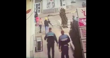 VIDEO. Împușcat de polițiști, după ce și-a atacat soția cu un cuțit!