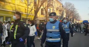 VIDEO. A treia zi de proteste, la Constanța