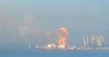 Stire din Actualitate : Navă rusească, aflată în portul Berdiansk, distrusă de forțele armate ucrainene