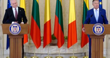 VIDEO. Iohannis: Negocierile dintre Ucraina şi Rusia ar trebui să aibă ca rezultat restabilirea integrităţii teritoriale a Ucrainei