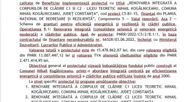 „PNRR: Fonduri pentru România modernă și reformată!” - 2