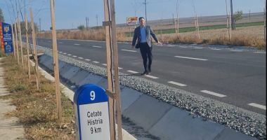 Stire din Politică-Administrație : Drumul dintre Cetatea Histria şi Tariverde, reabilitat complet. „Lucrările sunt finalizate”