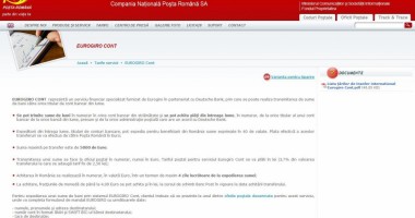 Stire din Social : Serviciu nou de transfer internațional de bani, la Poșta Română