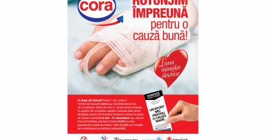 Stire din Social : cora își invită clienții să i se alăture într-o campanie de susținere a partenerilor care se ocupă de sănătatea copiilor