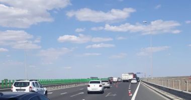 Trafic rutier îngreunat pe A4! - 2