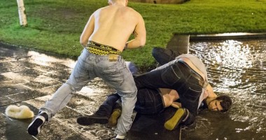 Imaginile șocante ale abuzului de alcool / Cum se destrăbălează oamenii în preajma Crăciunului - 4