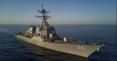 Stire din Eveniment : Un distrugător american a doborât mai multe rachete în Marea Roșie. Proiectilele se îndreptau spre ținte din Israel