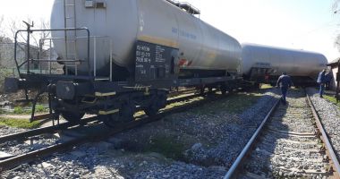 Alertă în zona industrială din Constanța. Mai multe vagoane au deraiat