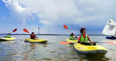Stire din Sport : Vânătoarea ouălor de Paști, pe lacul Techirghiol