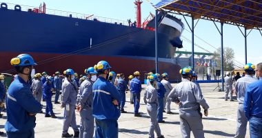 "Vânt bun din pupa, Histria Dione!" Tancul de produse petroliere și chimice de 40.000 tdw a primit botezul - 10
