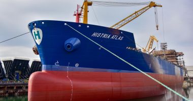 Vânt bun din pupa, "Histria Atlas"! Tancul de produse petroliere și chimice de 40.000 tdw a primit botezul - 3