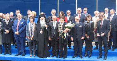 Vânt bun din pupa, "Histria Atlas"! Tancul de produse petroliere și chimice de 40.000 tdw a primit botezul - 9