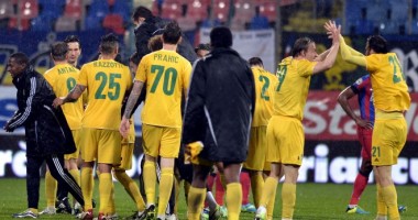 Stire din Sport : Steaua, învinsă de FC Vaslui, scor 1-0, în etapa a XXVII-a a Ligii I