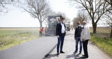Verificări pe șantier. Repararea DJ 396 Chirnogeni – Plopeni este aproape gata - 2