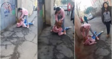 VIDEO / Bătaie între două eleve de liceu. Poliția a deschis o anchetă