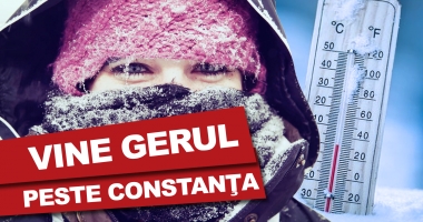 TEMPERATURILE SCAD CONSIDERABIL. VINE GERUL! Sâmbătă NINGE la Constanța