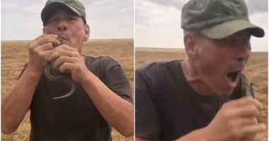 Stire din Actualitate : Un bărbat din Rusia a murit după ce și-a băgat o viperă în gură și aceasta l-a mușcat de limbă