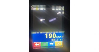 Stire din Eveniment : Proaspăt șofer, prins cu 190 km/h. Trei luni va fi pieton