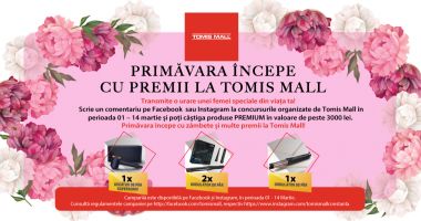 La Tomis Mall primăvara aceasta ai premii extraordinare pentru urări inspirate