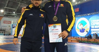 Luptătorul Vlad Caraș, pe podium la Turneul Internațional 