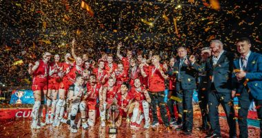 Stire din Sport : CSM Volei Alba-Blaj a câştigat Cupa României la volei feminin