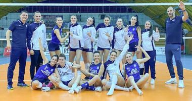 Stire din Sport : Voleibalistele de la CS Medgidia, doar două seturi cedate în turneul de la Lugoj
