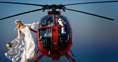Un elicopter care transporta o mireasă s-a prăbușit la câțiva metri de invitați