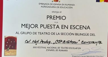 Premii pentru elevii Colegiului Pedagogic, la Festivalul Național de Teatru Școlar în Limba Spaniolă - 4