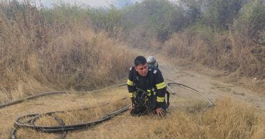 Stire din Eveniment : Pompierii, în alertă! Trei case din localitatea Dunăreni au fost cuprinse de flăcări