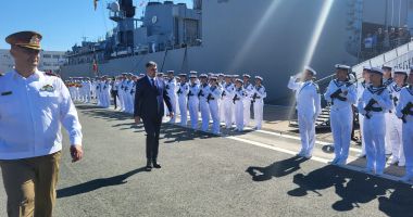 Premierul Marcel Ciolacu, prezent în Portul Constanța. Nava-Școală "Mircea" s-a întors acasă - 4