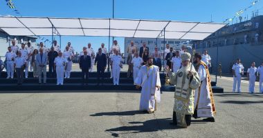Premierul Marcel Ciolacu, prezent în Portul Constanța. Nava-Școală "Mircea" s-a întors acasă - 6