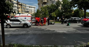 Accident la ”Dacia”. Un livrator de mâncare, lovit de un taxi - 3