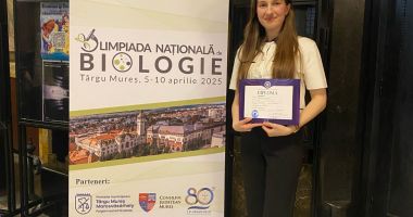 Stire din Cultură-Educație : FELICITĂRI! Eva Florina Tudor, elevă a Liceului ”Ovidius”, calificată în lotul lărgit pentru Olimpiada Internațională de Biologie