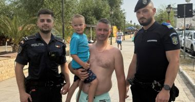 Stire din Eveniment : Dispărut pe o plajă din Mamaia Nord, un copil de 6 ani a fost găsit în siguranță