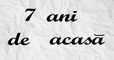 Stire din Actualitate : 7 ani de acasă - Despre educație, inspirație și modele de urmat