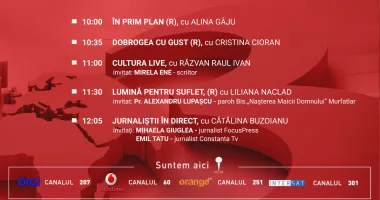 Stire din Social : Programul zilei de duminică, 14 decembrie, de la Antena 3 Constanța