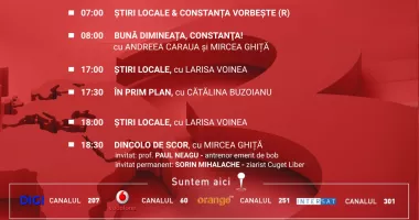 Stire din Actualitate : Programul zilei de luni, 15 decembrie, de la Antena 3 Constanța
