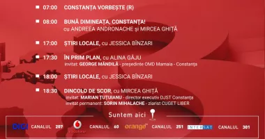 Stire din Actualitate : Programul zilei de luni, 29 decembrie, de la Antena 3 constanța