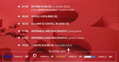 Stire din Actualitate : Programul zilei de vineri, 2 ianuarie, de la Antena 3 Constanța