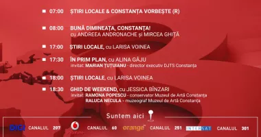 Stire din Actualitate : Programul zilei de joi, 30 aprilie, de la Antena 3 Constanța