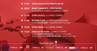 Programul zilei de luni, 8 iunie, de la Antena 3 Constanța